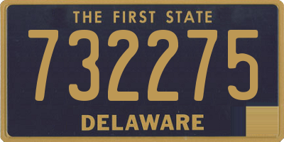 DE license plate 732275