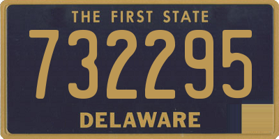 DE license plate 732295