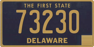 DE license plate 73230