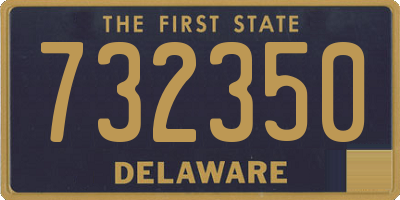 DE license plate 732350