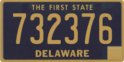 DE license plate 732376