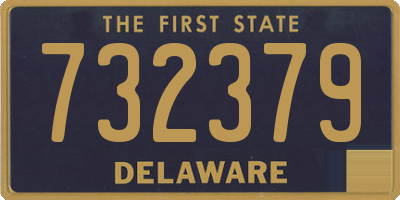 DE license plate 732379