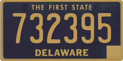 DE license plate 732395