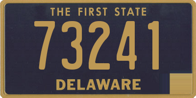 DE license plate 73241