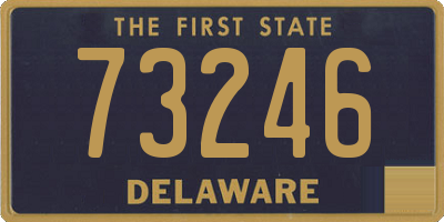 DE license plate 73246