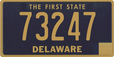 DE license plate 73247