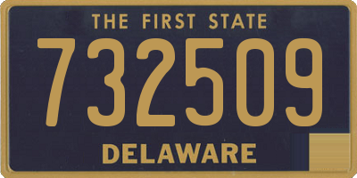 DE license plate 732509