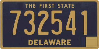 DE license plate 732541