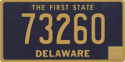 DE license plate 73260