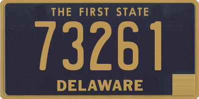 DE license plate 73261