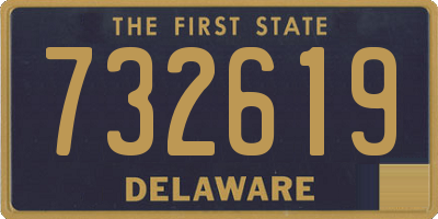 DE license plate 732619