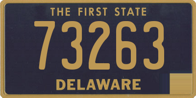 DE license plate 73263