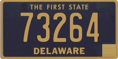 DE license plate 73264