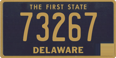 DE license plate 73267