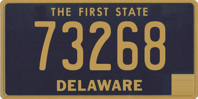 DE license plate 73268