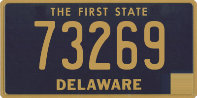 DE license plate 73269