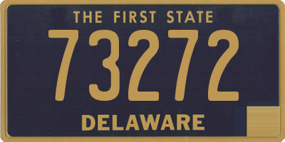 DE license plate 73272