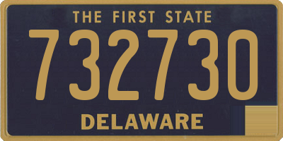 DE license plate 732730