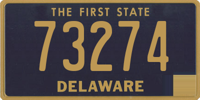 DE license plate 73274