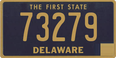 DE license plate 73279