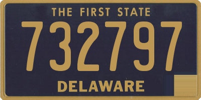 DE license plate 732797