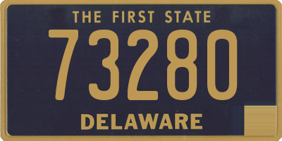DE license plate 73280
