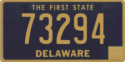 DE license plate 73294