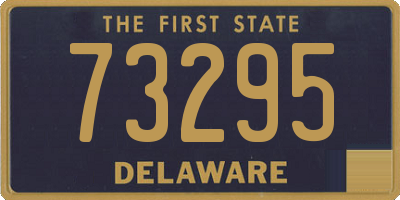 DE license plate 73295