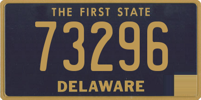 DE license plate 73296