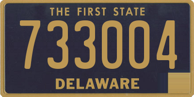 DE license plate 733004