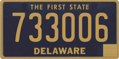 DE license plate 733006