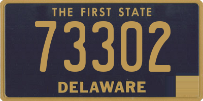 DE license plate 73302