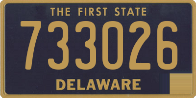 DE license plate 733026