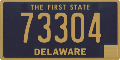 DE license plate 73304