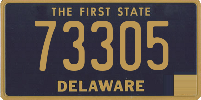DE license plate 73305