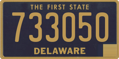 DE license plate 733050