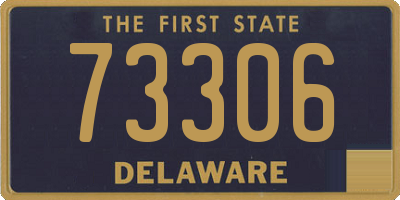 DE license plate 73306