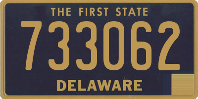 DE license plate 733062