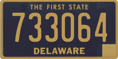 DE license plate 733064