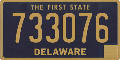 DE license plate 733076
