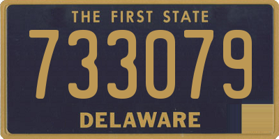 DE license plate 733079