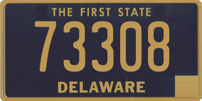 DE license plate 73308