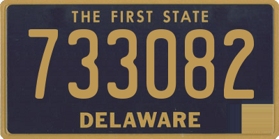 DE license plate 733082
