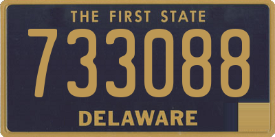 DE license plate 733088
