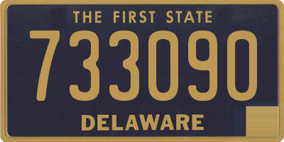 DE license plate 733090