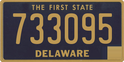 DE license plate 733095