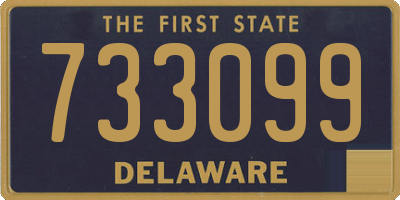 DE license plate 733099