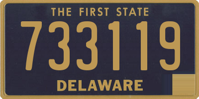 DE license plate 733119
