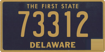 DE license plate 73312