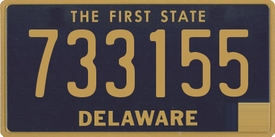 DE license plate 733155